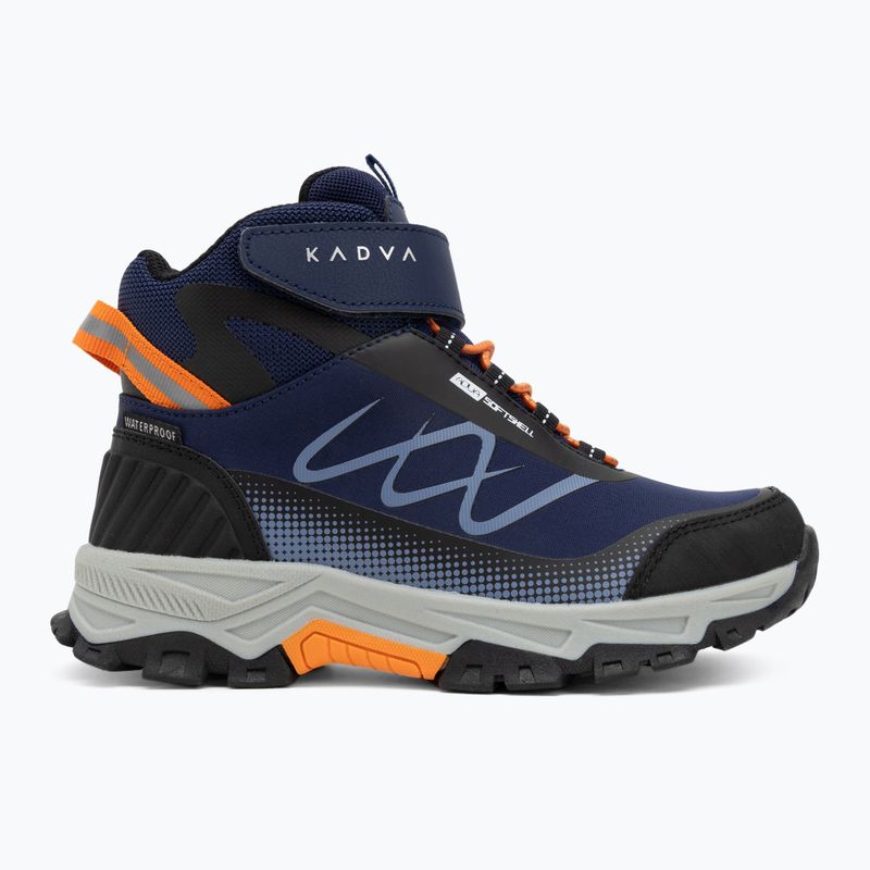 Children's trekking boots KADVA Rocky Trail Mid WaterProof Softshell navy blue 5