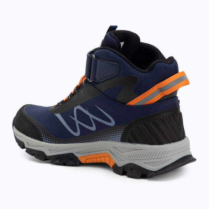 Children's trekking boots KADVA Rocky Trail Mid WaterProof Softshell navy blue 6