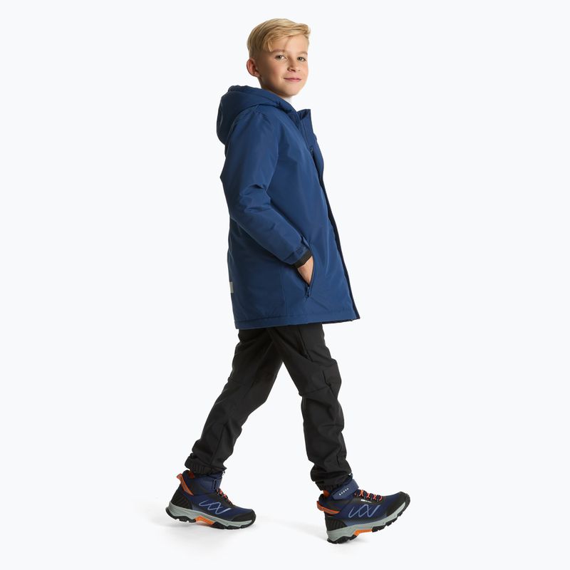 Children's trekking boots KADVA Rocky Trail Mid WaterProof Softshell navy blue 3