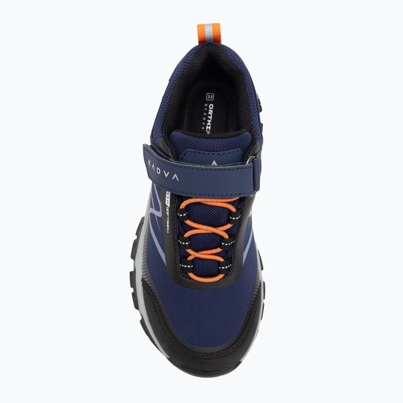Children's trekking shoes KADVA Rocky Trail Low WaterProof Softshell navy blue 8