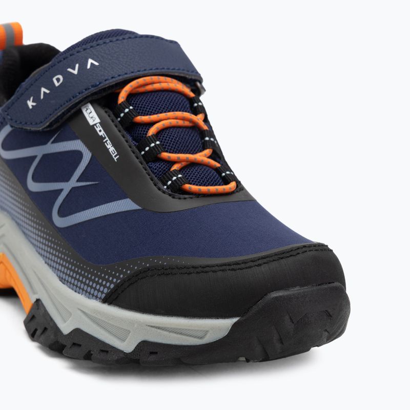 Children's trekking shoes KADVA Rocky Trail Low WaterProof Softshell navy blue 10