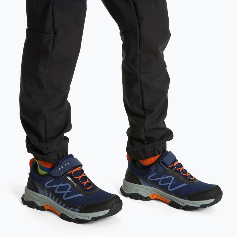 Children's trekking shoes KADVA Rocky Trail Low WaterProof Softshell navy blue 2
