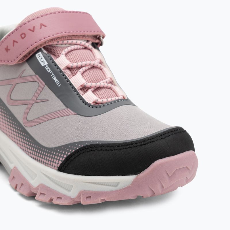 Children's trekking shoes KADVA Rocky Trail Low WaterProof Softshell grey 10