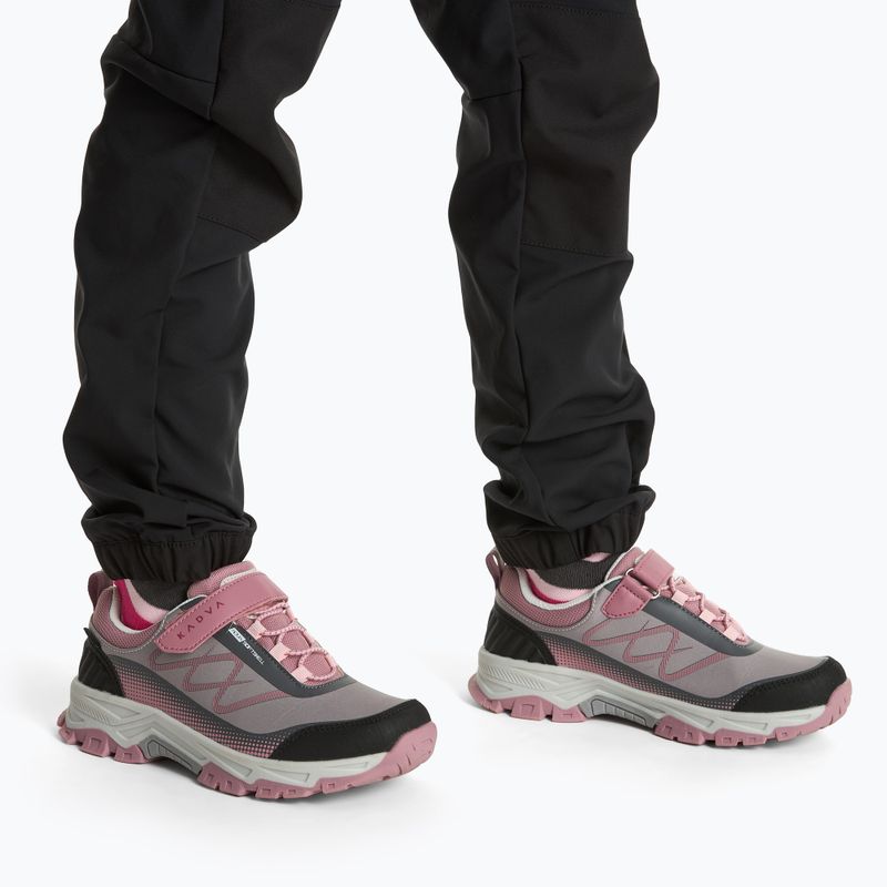 Children's trekking shoes KADVA Rocky Trail Low WaterProof Softshell grey 2
