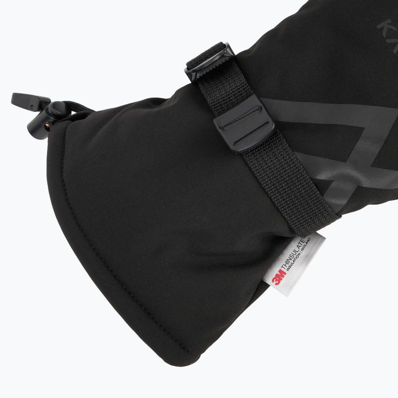 Men's ski gloves KADVA Mountain Flow 3M Thinsulate black 6