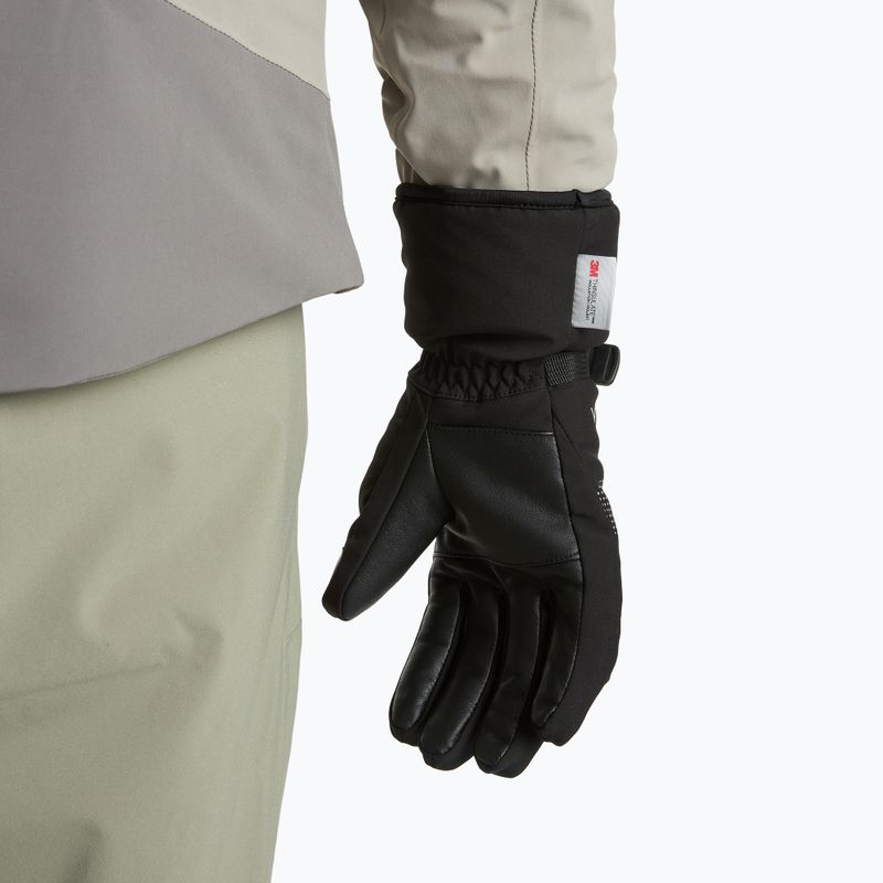 Ski gloves KADVA Mountain Flow Pro skóra 3M Thinsulate black 4
