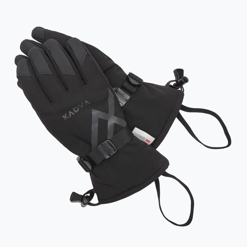 Women's ski gloves KADVA Mountain Flow 3M Thinsulate black 10