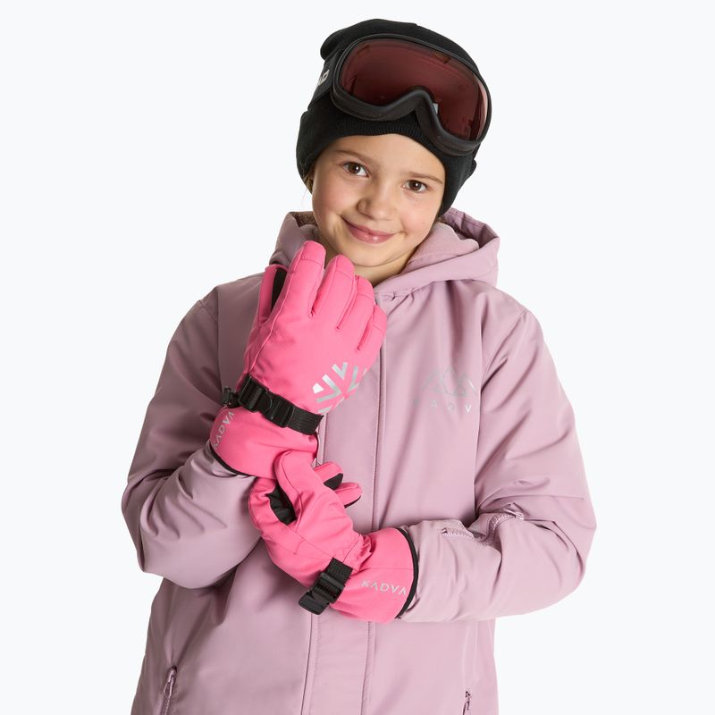 Children's gloves KADVA Mountain Flow pink