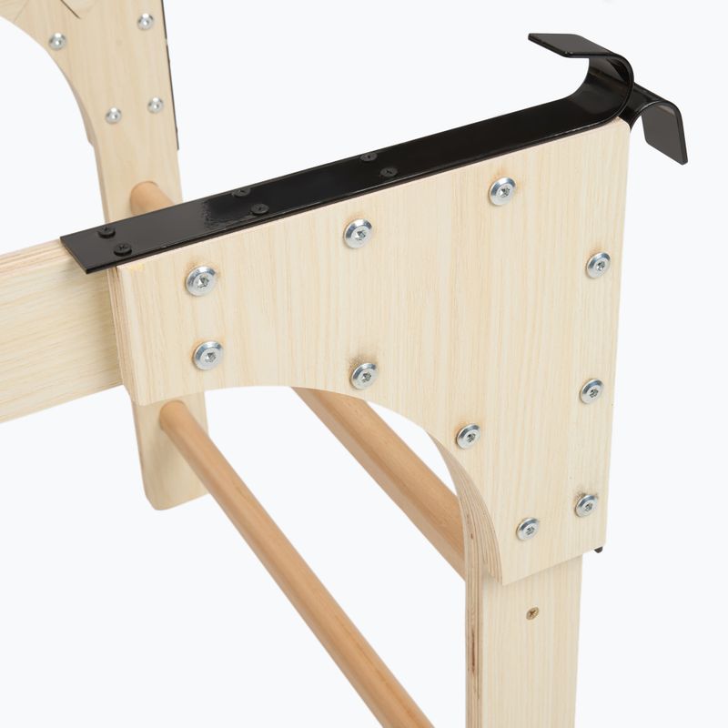 Gymnastic wall bars with pull-up bar XTREXO LW100 wooden 8
