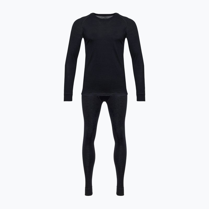 WOOLCANO Merino men's thermal underwear set SET0540 black 6