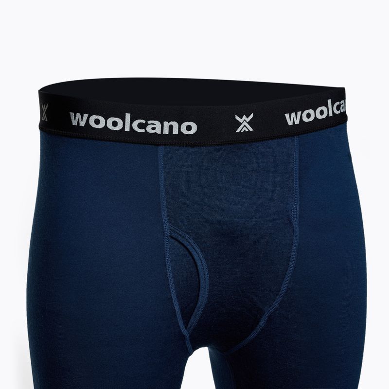 WOOLCANO Merino men's thermal underwear set SET0540 navy blue 10