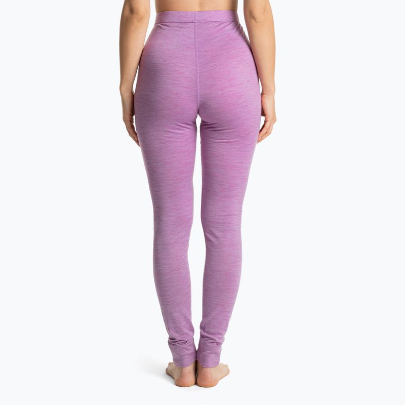 Women's thermal underwear set WOOLCANO Merino SET0543 purple 9