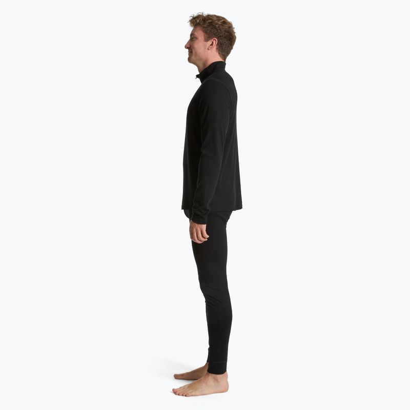 Men's thermal sweatshirt WOOLCANO Merino TOP0544 black 3