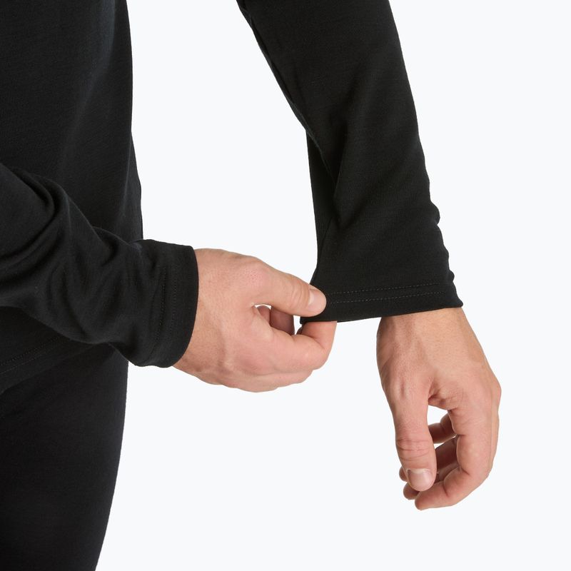 Men's thermal sweatshirt WOOLCANO Merino TOP0544 black 6