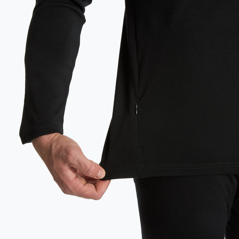 Men's thermal sweatshirt WOOLCANO Merino TOP0544 black 7