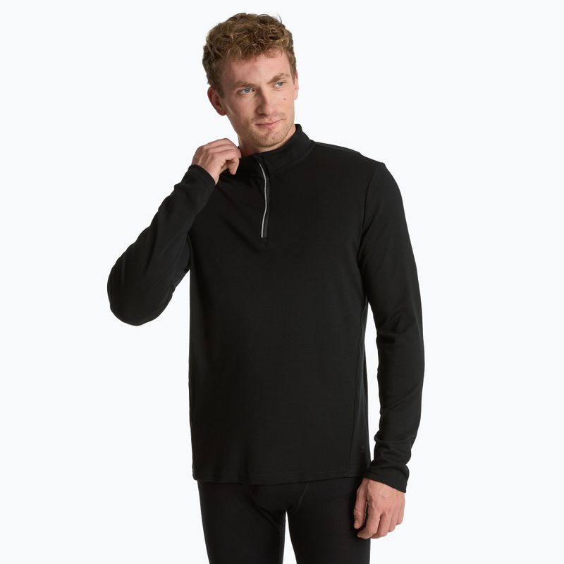 Men's thermal sweatshirt WOOLCANO Merino TOP0544 black 9