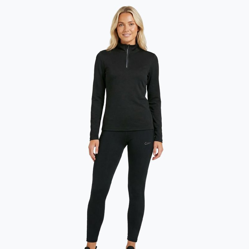 Women's thermal sweatshirt WOOLCANO Merino TOP0545 black 3