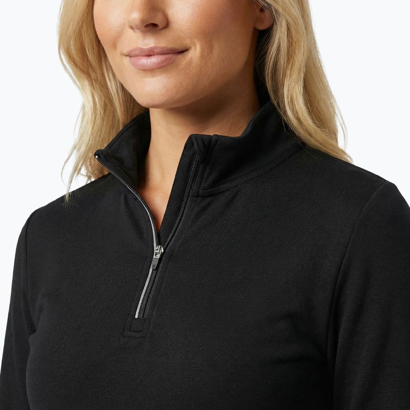 Women's thermal sweatshirt WOOLCANO Merino TOP0545 black 4