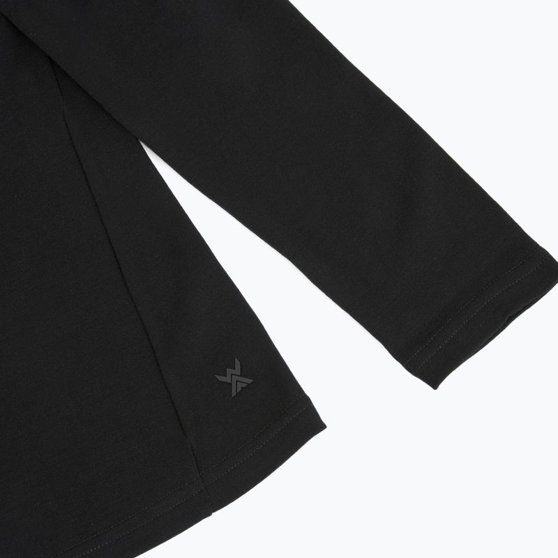 Women's thermal sweatshirt WOOLCANO Merino TOP0545 black 10