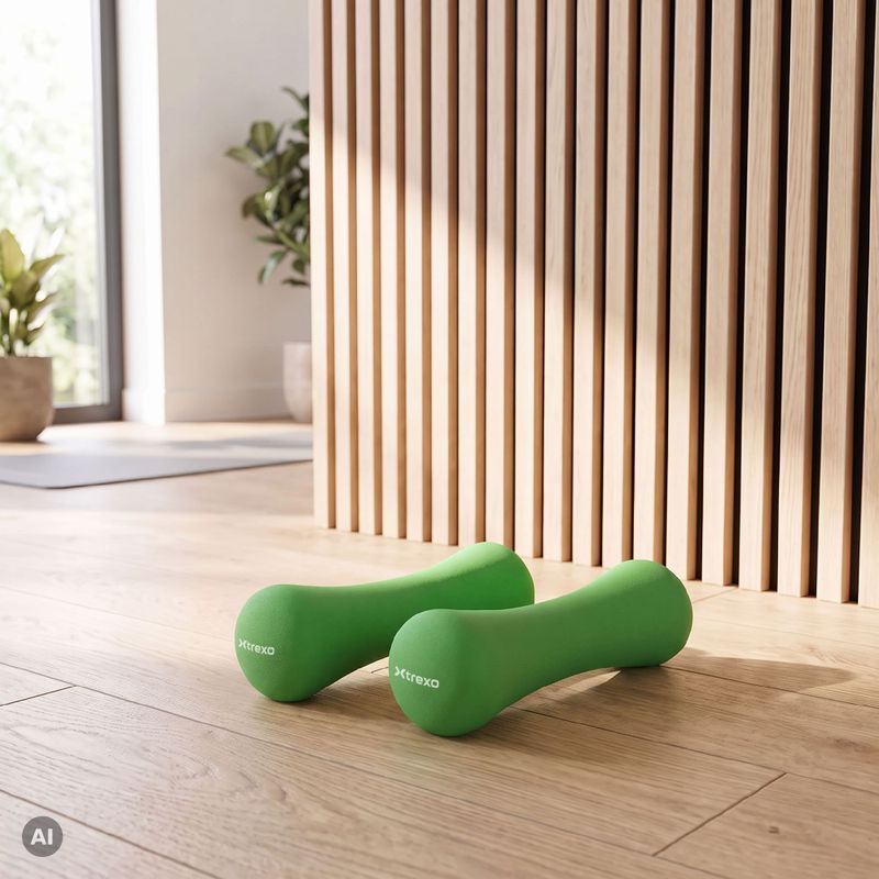 XTREXO neoprene dumbbell TX0-B4M008 1 kg green 11