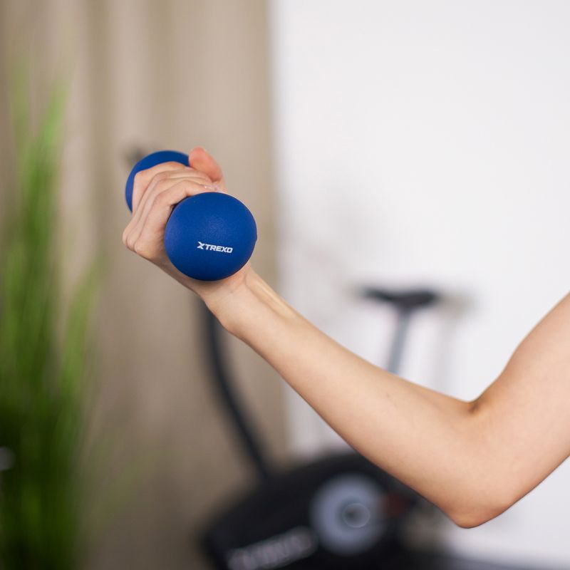 XTREXO neoprene dumbbell TX0-B4M010 2 kg blue 5