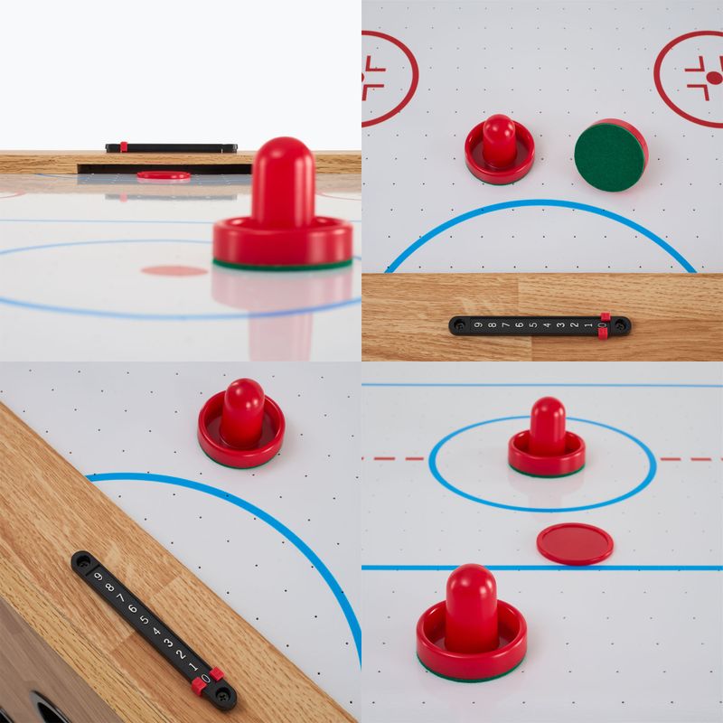 OneTeam FunArena 3-in-1 foosball, cymball, wooden/black pool table 24