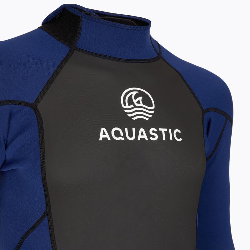 Men's surfing wetsuit AQUASTIC neoprene 3/2 mm WAVEY 3/2 navy 13