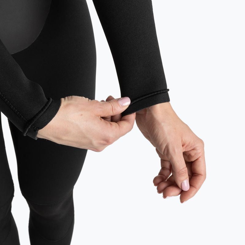 Women's surfing wetsuit AQUASTIC neoprene 4/3 mm WAVEY black 7