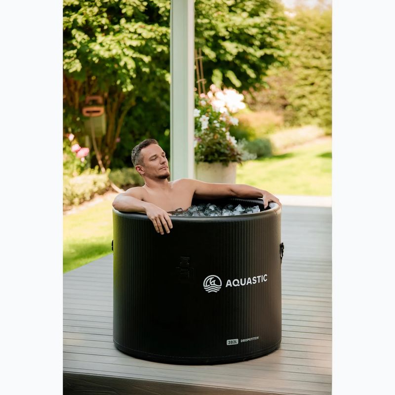 Set AQUASTIC basen 382L z agregatem do morsowania BrrFree black 5