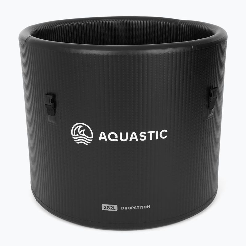 AQUASTIC walrus pool BrrFree 382L dropstitch black 3