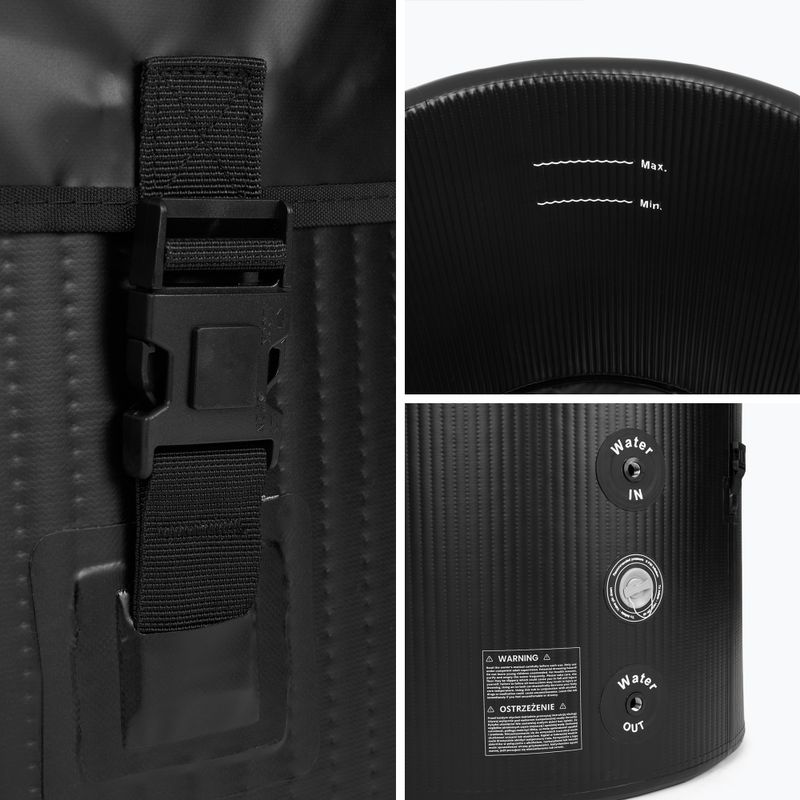 AQUASTIC walrus pool BrrFree 382L dropstitch black 8