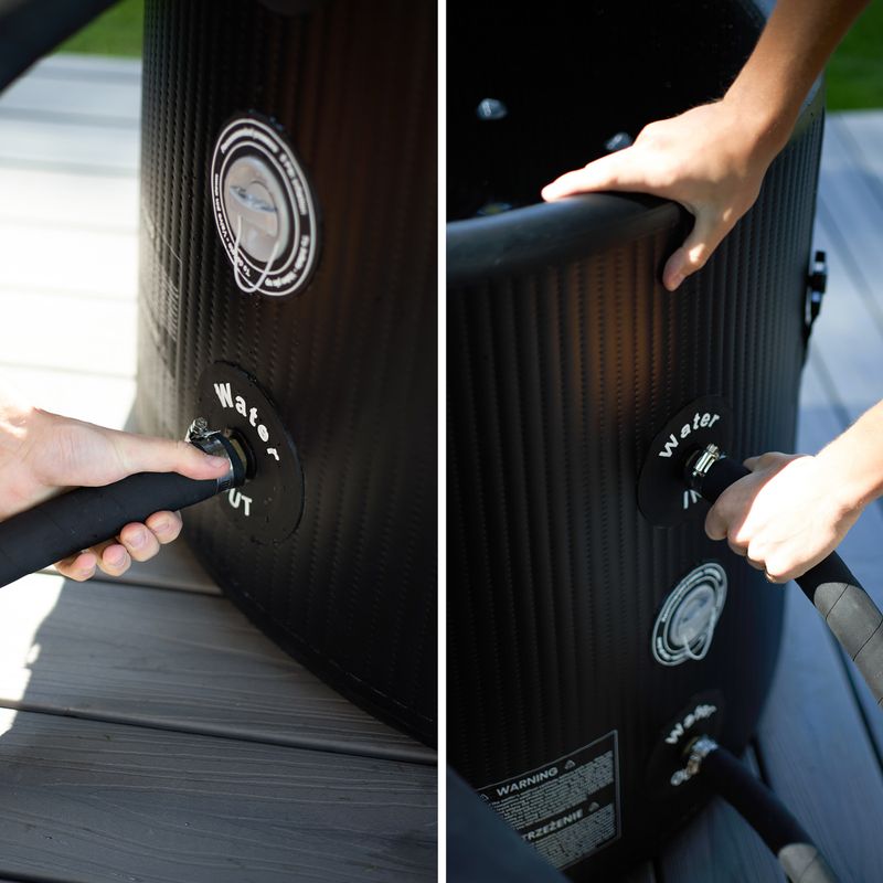 AQUASTIC walrus pool BrrFree 382L dropstitch black 15