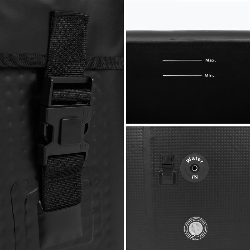 AQUASTIC walrus pool BrrFree 456L dropstitch black 8