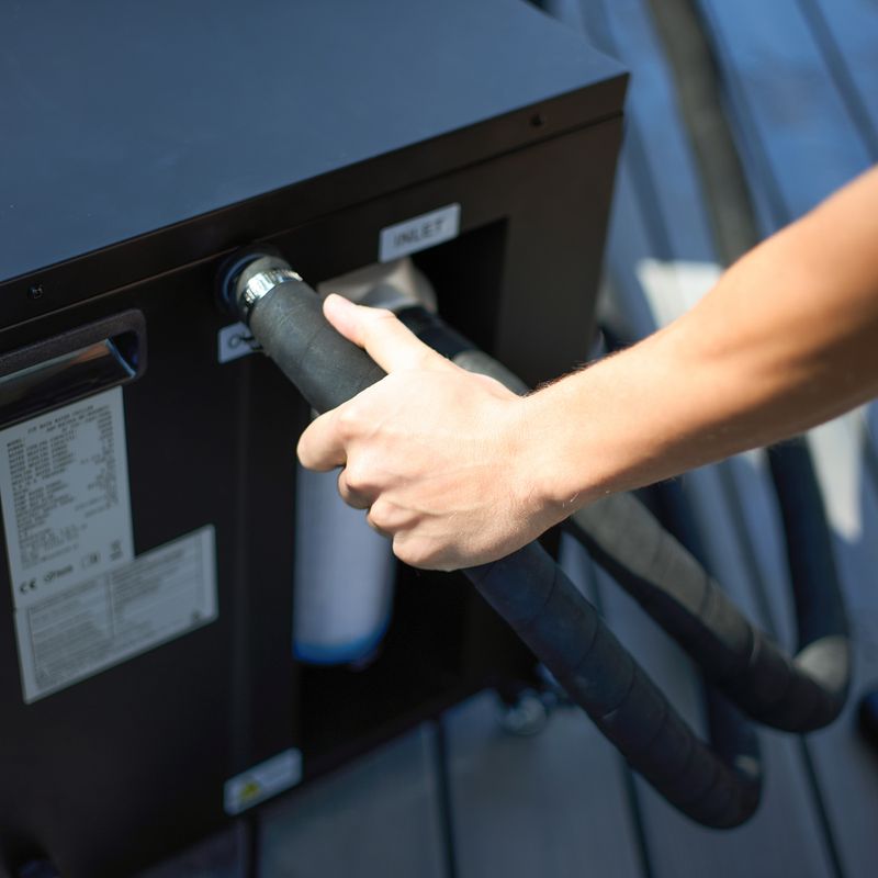 Set AQUASTIC basen 456L z agregatem do morsowania BrrFree black 8