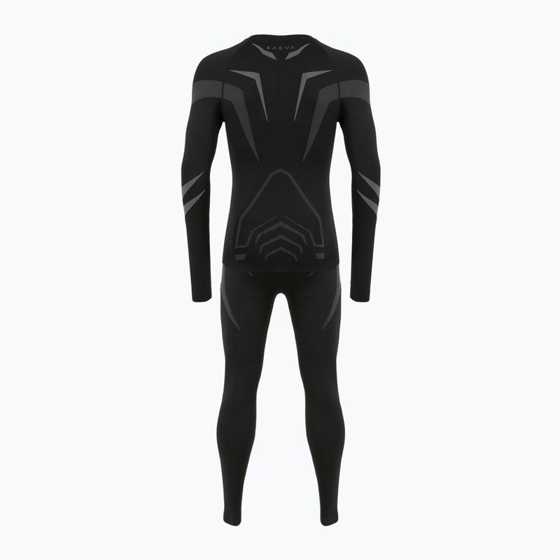 Men's thermal activewear set KADVA ALPINESTEP COOLMAX THERMAL PRO DRY seamless black 11