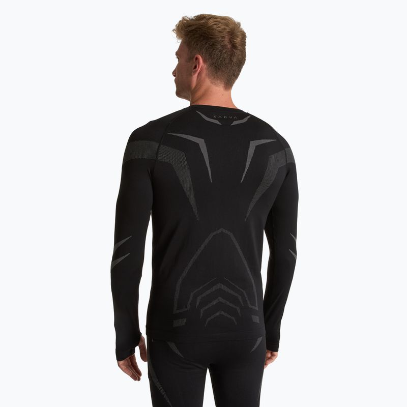 Men's thermal activewear set KADVA ALPINESTEP COOLMAX THERMAL PRO DRY seamless black 4