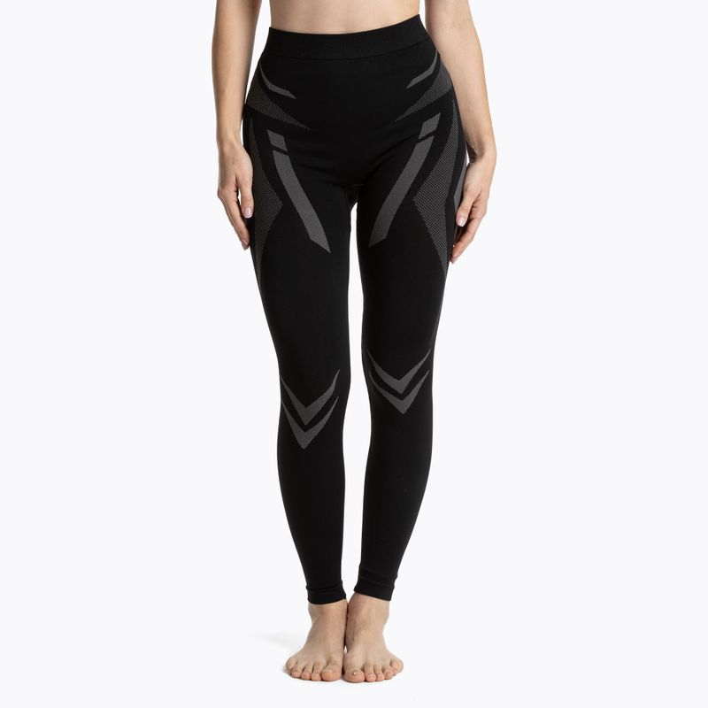 Women's thermal activewear set KADVA ALPINESTEP COOLMAX THERMAL PRO DRY seamless black 8