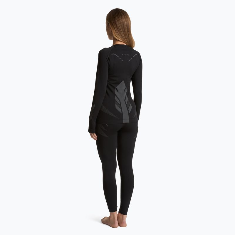 Women's thermal underwear set KADVA ALPINESTEP THERMO LIGHT PLUS seamless black 2