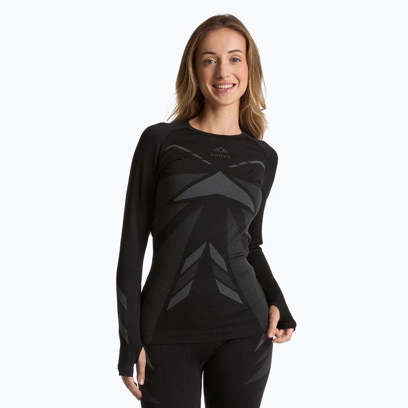 Women's thermal underwear set KADVA ALPINESTEP THERMO LIGHT PLUS seamless black 3