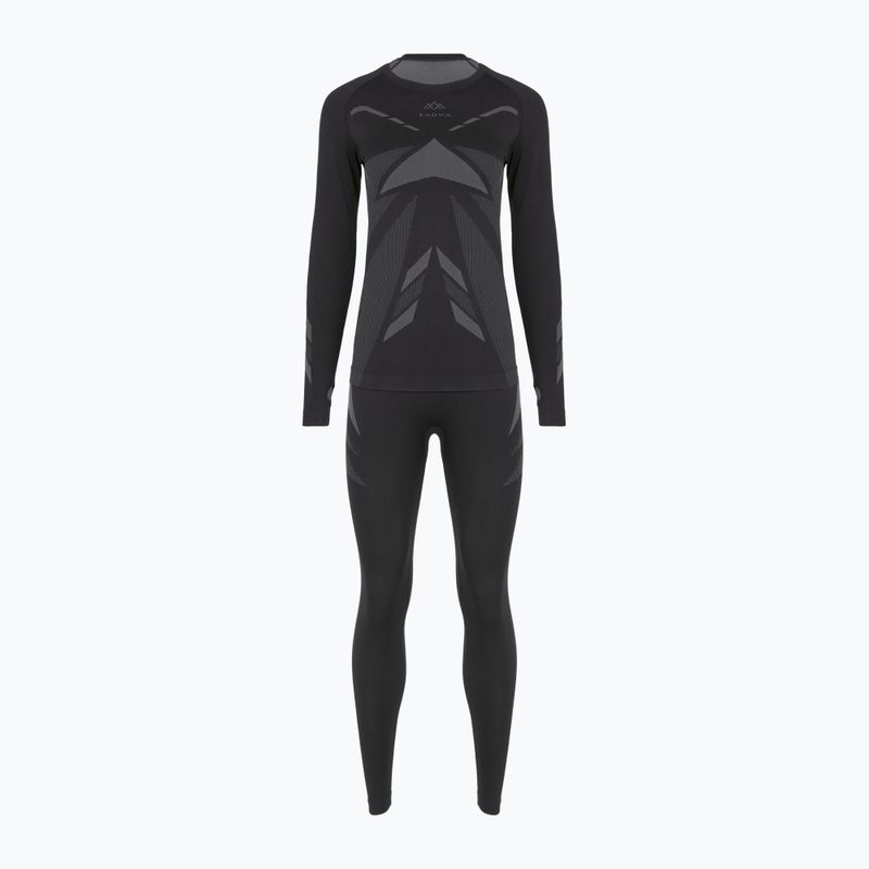 Women's thermal underwear set KADVA ALPINESTEP THERMO LIGHT PLUS seamless black 8