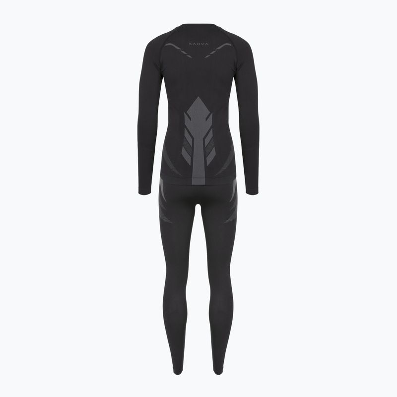 Women's thermal underwear set KADVA ALPINESTEP THERMO LIGHT PLUS seamless black 9