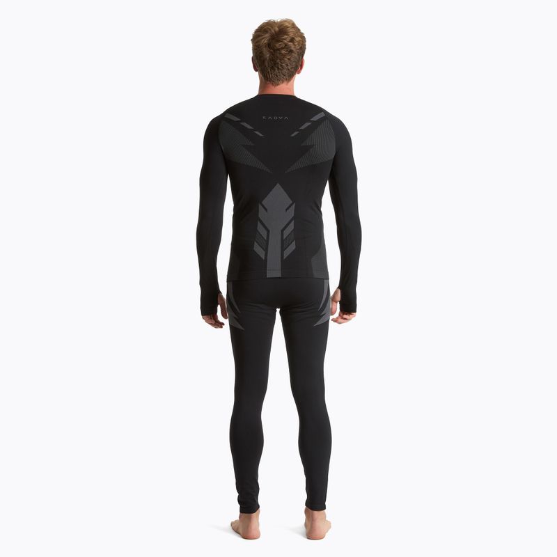 Men's thermal underwear set KADVA ALPINESTEP THERMO LIGHT PLUS seamless black 2