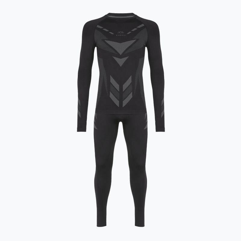 Men's thermal underwear set KADVA ALPINESTEP THERMO LIGHT PLUS seamless black 8