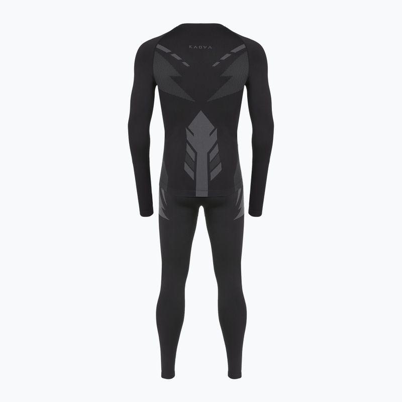 Men's thermal underwear set KADVA ALPINESTEP THERMO LIGHT PLUS seamless black 9