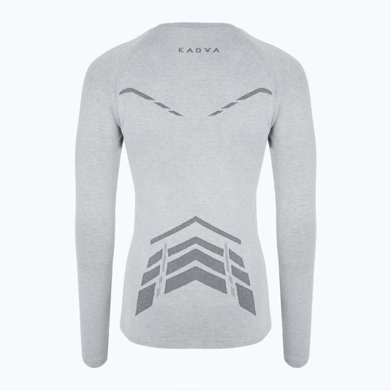 Women's thermal sweatshirt KADVA ALPINESTEP BAMBOO THERMO LIGHT PLUS grey 9