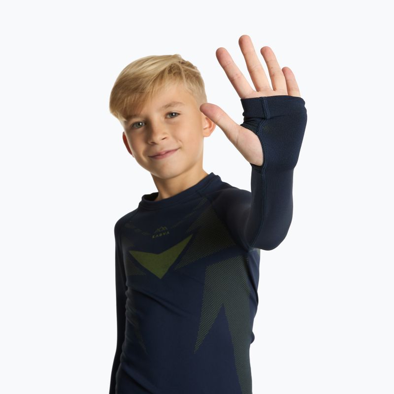 Children's thermal underwear set KADVA ALPINESTEP THERMO LIGHT PLUS seamless navy blue 4
