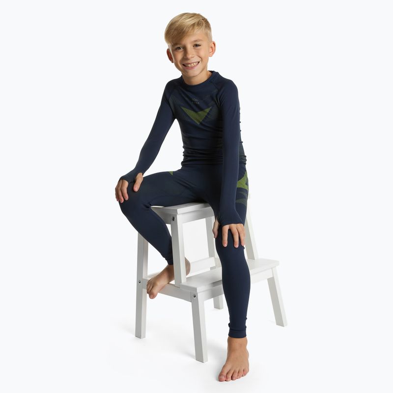 Children's thermal underwear set KADVA ALPINESTEP THERMO LIGHT PLUS seamless navy blue 8