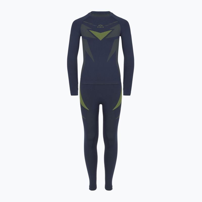 Children's thermal underwear set KADVA ALPINESTEP THERMO LIGHT PLUS seamless navy blue 10
