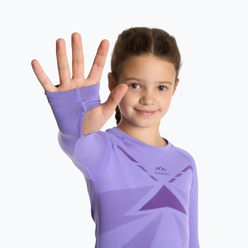 Children's thermal underwear set KADVA ALPINESTEP THERMO LIGHT PLUS purple 4