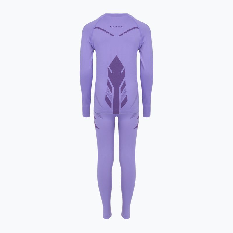 Children's thermal underwear set KADVA ALPINESTEP THERMO LIGHT PLUS seamless purple 11